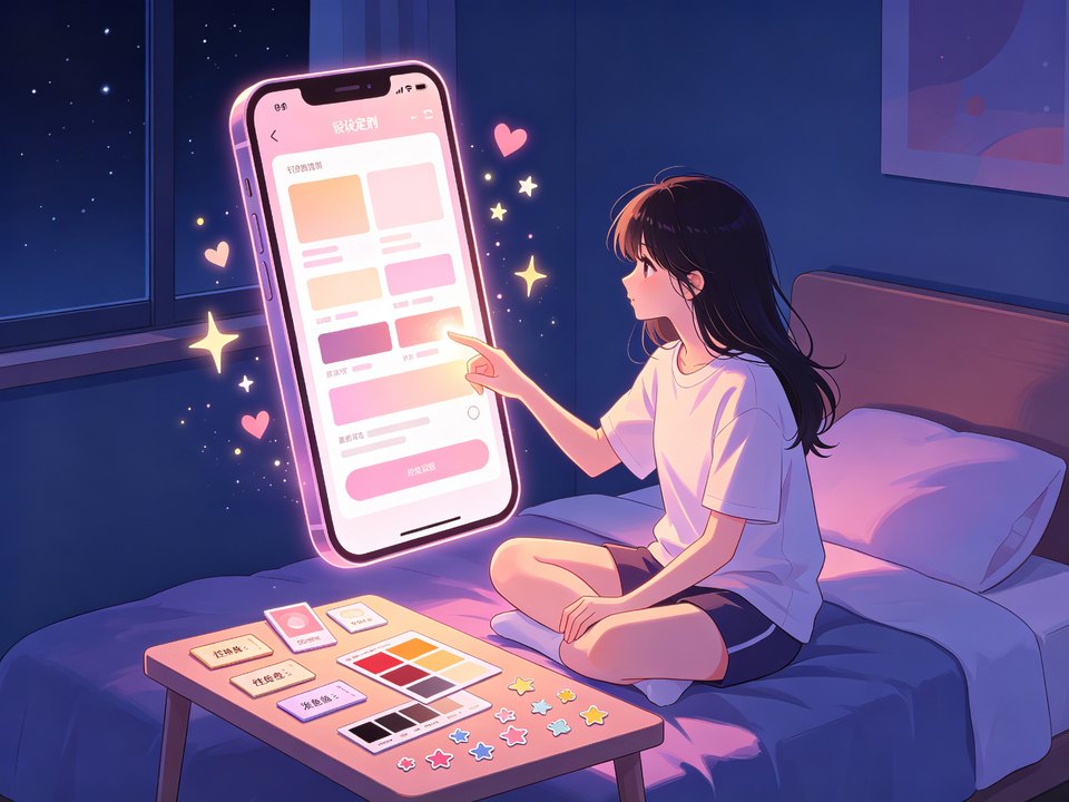 夜色ai人设定制功能配图-定制专属陪伴人设